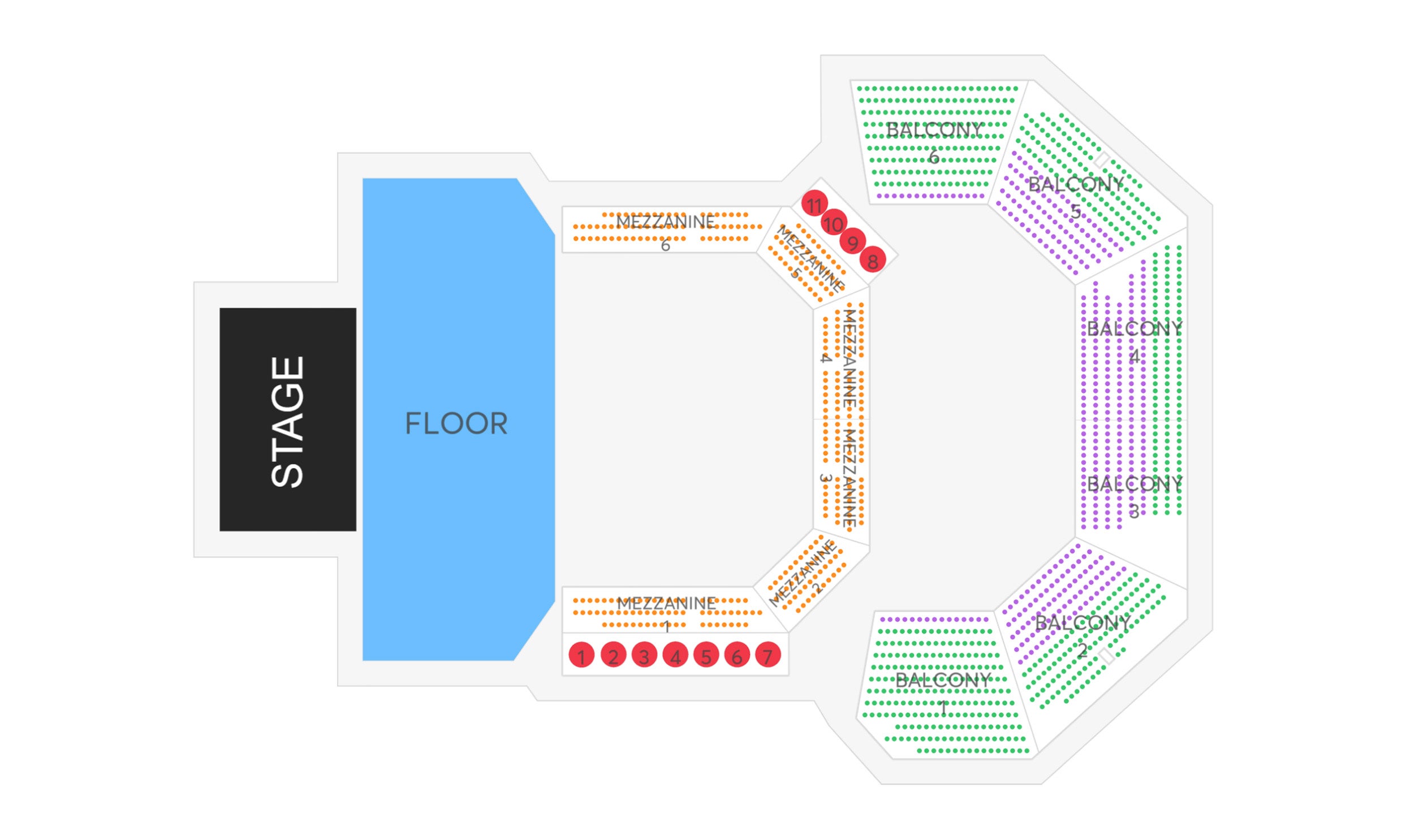 Seating Charts Austin City Limits Live