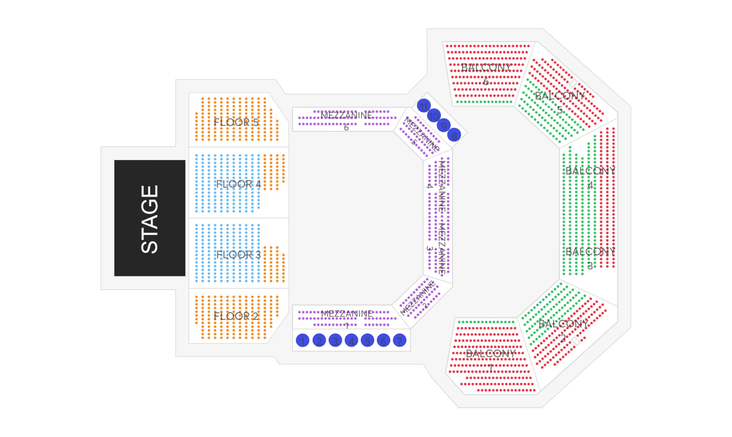 Seating Charts Austin City Limits Live