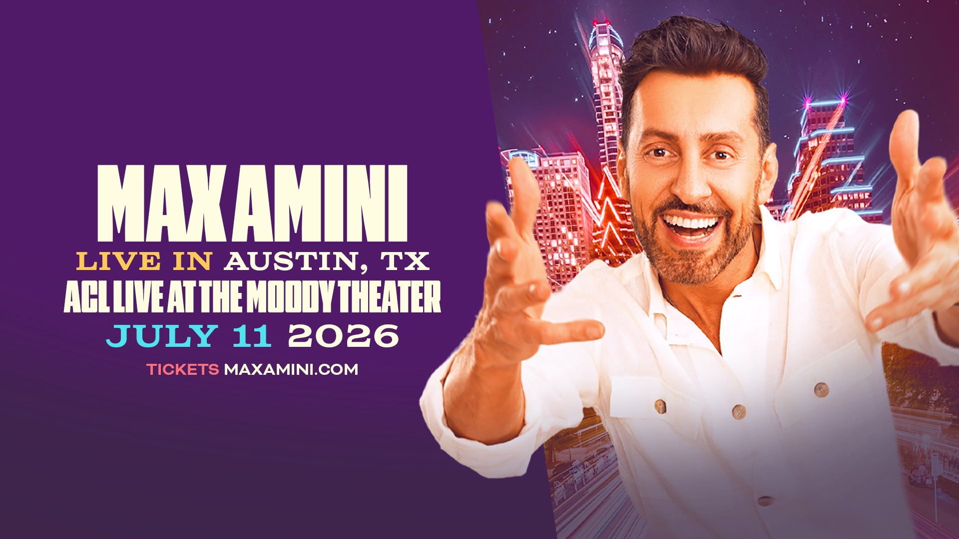 Max Amini Live in Austin!