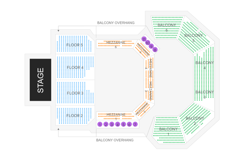 Seating Charts Austin City Limits Live