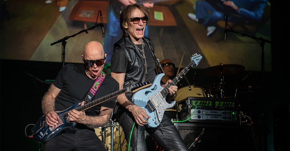 SatchVai Band Ft Joe Satriani &  Steve Vai